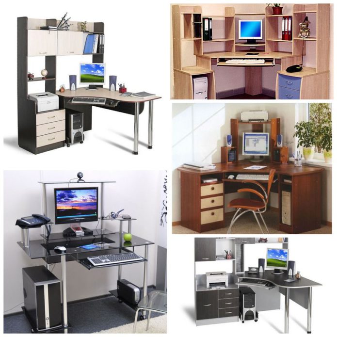 Разновидности столов для компьютера