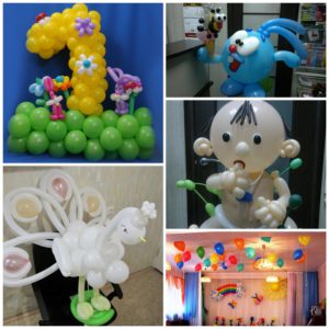 Подарки из шаров от компании "Мишкин шарик"