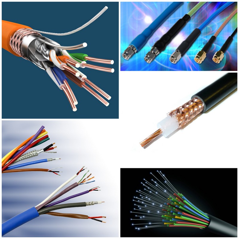 Виды кабелей для сетей интернет